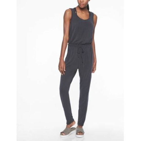 black and white spotty jumpsuit